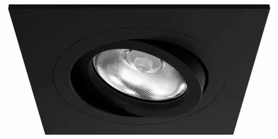 Immagine prodotto di Zio Recessed Faretto Led da incasso 50mm GU10 Nero opaco, orientabile 45° basculante e 360° rotante, IP20 per soffitti - Beneito & Faure