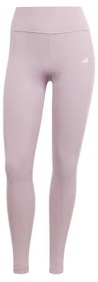 Image de Legging de sport Adidas pour femmes, modèle Optime, longueur totale, couleur figue, taille L, article d'occasion