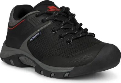 Image de Trespass Bevin - Chaussure imperméable unie Noir / Rouge