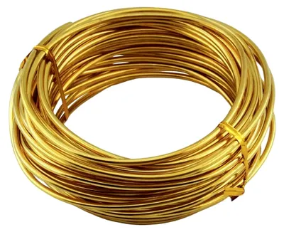 Produktbild von Messingdraht, Durchmesser 0,5-3,0 mm, Länge 10-50 m, poliert
