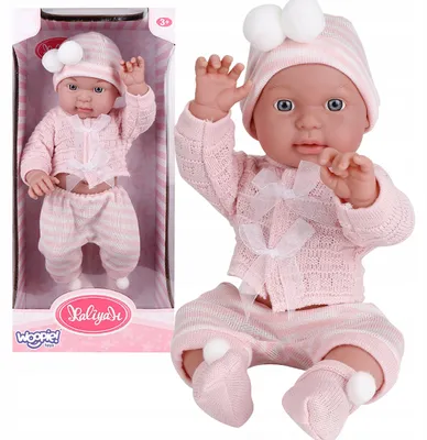 Zdjęcie produktu dla Lalka Lili Baby, 41 cm, realistyczny wygląd, Woopie Royal, miękka, idealna do przytulania. Cechy: [tutaj należy dodać opis cech, jeśli są dostępne w oryginalnym tekście]