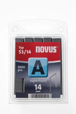 Produktbild von Feindrahtklammer A Typ 53 Klammer-B.11,3mm 14mm 0,75mm superhart 1000 St.NOVUS