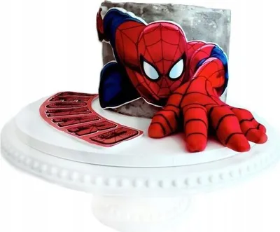 Produktbild von 123 Nährmittel Fondant Tortenaufleger Superhero Held, 20 cm, 0,6 mm dick, essbar, personalisierbar, 1 Stück, S01