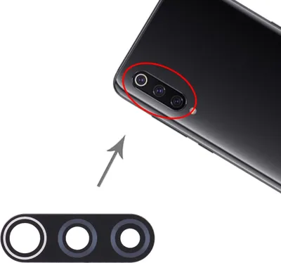 Produktbild von Back Rückseite Linsenschutz für Xiaomi Redmi 9 Linse Kamera Camera Ersatzteil