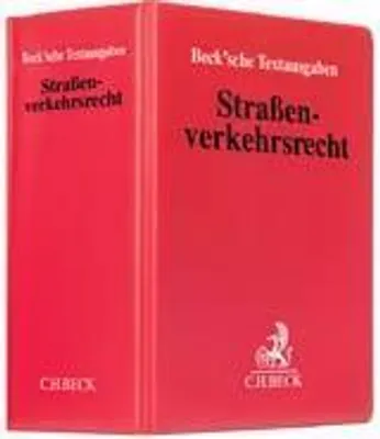 Produktbild von Straßenverkehrsrecht (ohne Fortsetzungsnotierung). Inkl. 117. Ergänzungslieferung