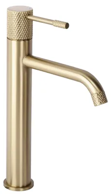 Zdjęcie produktu dla Bateria Umywalkowa Rea Venti Wysoka Brush Gold