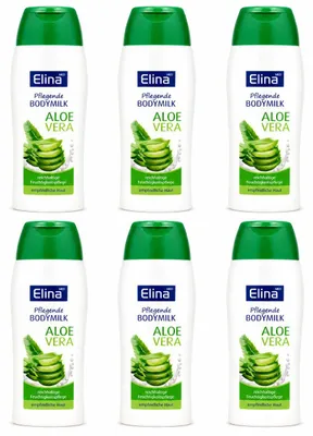 Produktbild von Elina Med-Bodymilk Aloe Vera – Feuchtigkeitspflege für empfindliche Haut (6 Pack)