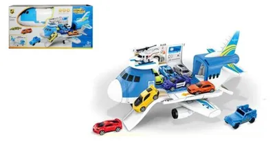 Image de Avion transporteur Swede avec rampes et voitures
