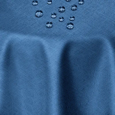 Produktbild von DecoHomeTextil Leinen Optik Tischdecke Dunkelblau Oval 135 x 180 cm mit Lotus Effekt Abwaschbar
