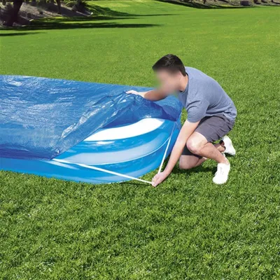 Produktbild von Wasserdichte Poolabdeckung, staubdicht, Solarabdeckung für Planschbecken (305 × 183 cm)