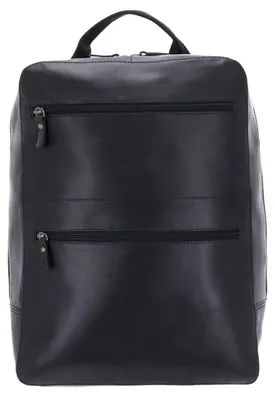 Productafbeelding van LEONHARD HEYDEN Leer laptop rugzak rugzak met laptopvak Dakota Business Rucksack 7551 Schwarz zwart