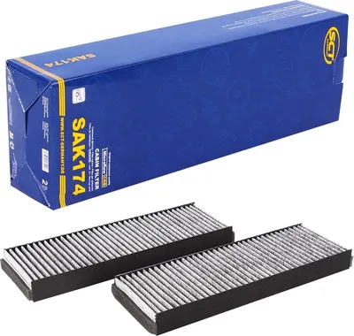 Produktbild von Innenraumluftfilter mit Aktivkohle, 310 mm Länge, 98 mm Breite, 30 mm Höhe