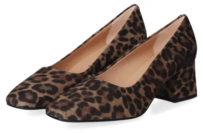 Productafbeelding van Unisa Damen pumps, model LOWE, beige, gemaakt van ruw leer, maat 36