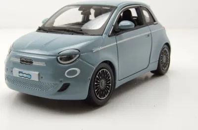 Immagine prodotto di Bburago 21110BL Fiat 500e blu 1:24
