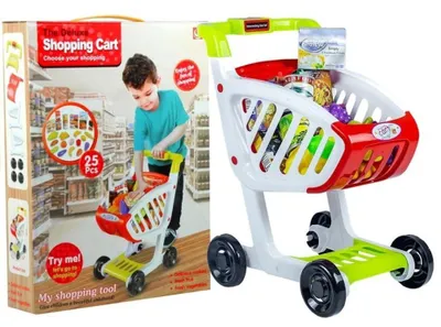 Obrázek produktu pro Nákupní vozík + potraviny 25 položek