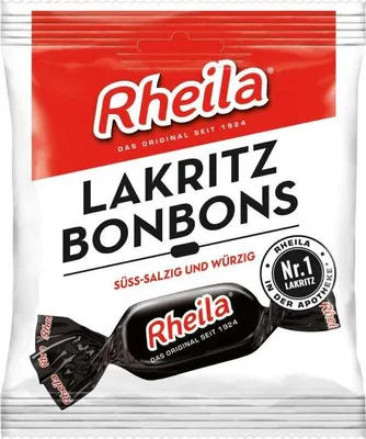 Produktbild von Rheila Lakritz Bonbons, 50 g Bonbons
