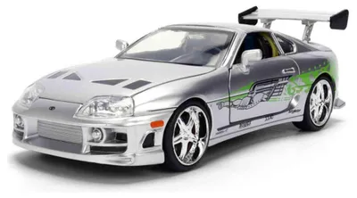 Immagine prodotto di Jada Toys, Fast & Furious, Toyota Supra di Brian, 1995 – Modello in scala, oggetto da collezione ispirato al film