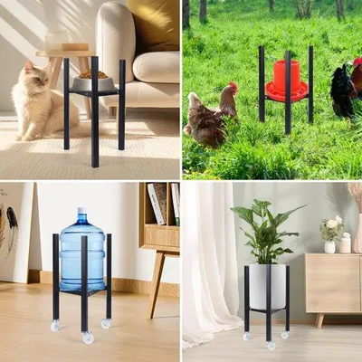 Produktbild von Azomor® Set von 2 Verstellbaren Metall Pflanzenständern für Innen und Außen