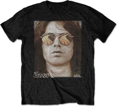 Produktbild von The Doors Jim Face Black M T-Shirt