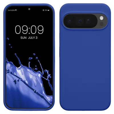 Produktbild von kwmobile Handyhülle für Google Pixel 10 Pro XL Hülle - Case Silikon - Kabelloses Laden - Schutzhülle Cover in Baltik Blau