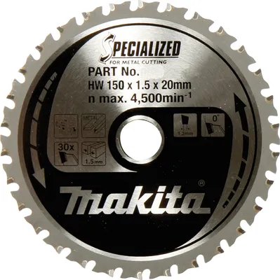 Produktbild von Makita Sägeblatt für Edelstahl 150 x 20 mm - 60 Zähne