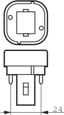 Produktbild von PHIL CorePro LED PL-C 8,5W/840 54125800 2Pin G24d-3 950lm EEK F