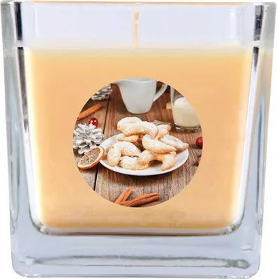 Produktbild von HS Candle "Weihnachten" Duftkerze im Bonbonglas - viele Motive zur Auswahl, Ideale Weihnachtsdeko zur Adventszeit