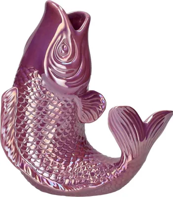 Produktbild von Gift Company Mamsell Koi Fisch Vase S rainbow violet 25cm