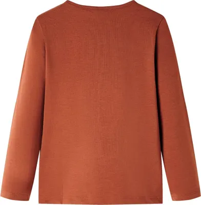 Produktbild von vidaXL Kinder-Langarmshirt Cognac 128