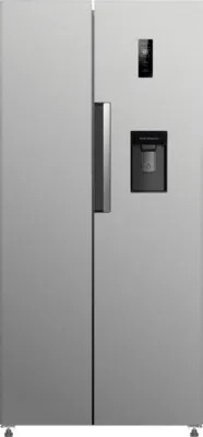 A side-by-side refrigerator.