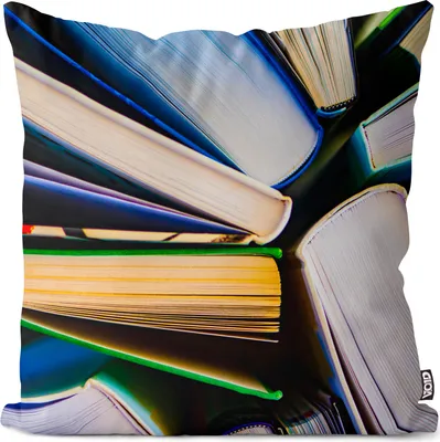 Produktbild von VOID Bücher Papier Lesen Kissenbezug Kissenhülle Sofakissen Kissen Deko Outdoor-Kissen Dekokissen