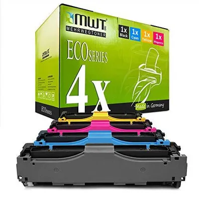 Mehrwegtoner Tonerkartusche kompatibel mit HP CF380 4er Set – Produktansicht 1
