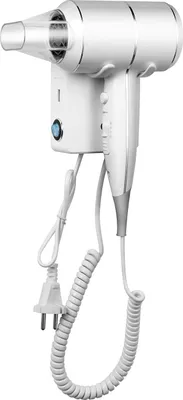 Produktbild von Haartrockner mit Wandhalterung und USB-Steckdose, 2000,00 W, mit ThermoProtect Technologie für Hotel Haus mit Halter