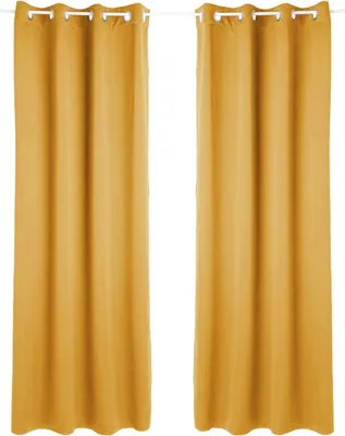 Zdjęcie produktu dla Zasłona zaciemniająca na przelotkach 135 x 240 cm, 2 sztuki w komplecie