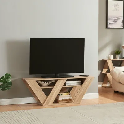 Produktbild von Fernsehtisch 'Nome' 110x30x40cm Eicheoptik