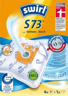 Produktbild von swirl Staubsaugerbeutel S 73 mit MicroporPlus Filter