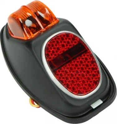 Image de Feux arrière BestPrice, modèle compatible avec Hella, couleur noire, compatibles avec Puch MV50