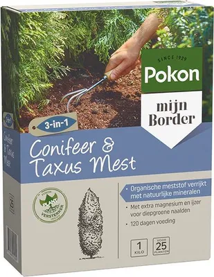 Obrázok produktu pre Pokon Pokon Hnojivo na ihličnany a tisy - 1kg - Hnojivo - 3 v 1
