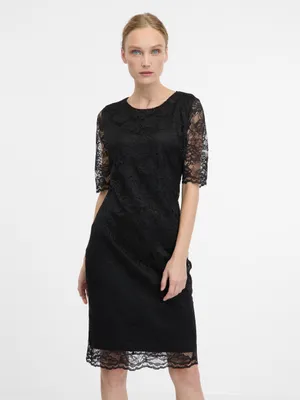 Produktbild von Orsay Schwarzes knielanges Damenkleid 36