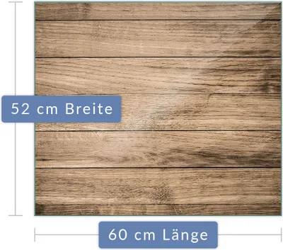Immagine prodotto di Piastra di copertura del piano cottura Piastra di copertura del piano cottura in ceramica 1 pezzo 60x52 Wood Beige