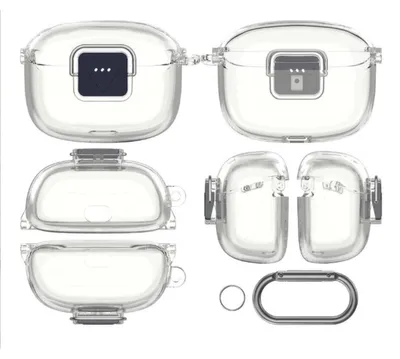 Produktbild von INF TPU-Schutzhülle Switch für JBL Tune Buds 2, staubdicht, waschbar Transparent