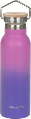 Produktbild von Lässig Trinkflasche Kinder - BOLD Double Walled Edelstahl 460 ml Unique, gradient purple