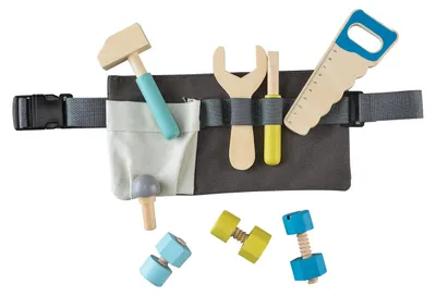 Image de Ceinture à outils avec outils en bois