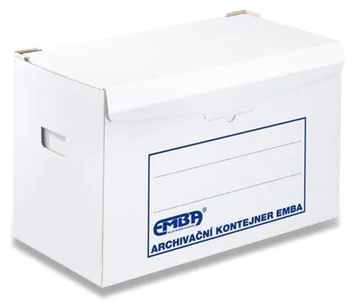 Produktbild von Archivierungsbehälter Emba - weiß