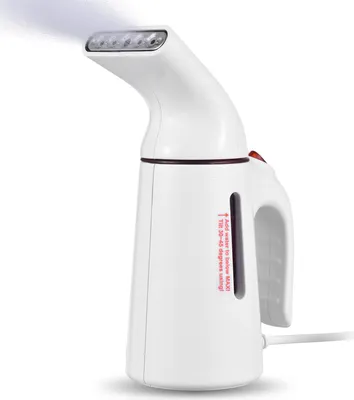 Obrázek produktu pro Přenosný ruční napařovač, objem 120 ml, příkon 700 W, automatické vypnutí, napařovač oděvů, odstraňuje pomačkání oděvů a tkanin pro domácnost, kancelář a cestování