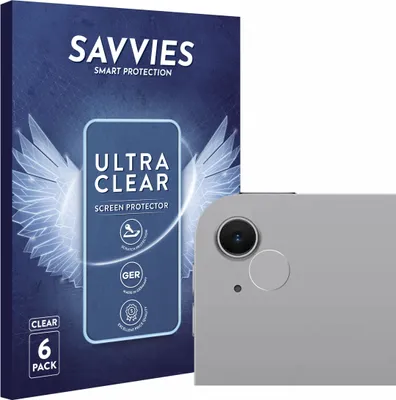 Produktbild von 6x Für Apple iPad Air 11" M3 2025 (NUR Kameraschutz) Schutzfolie Savvies Displayschutz Display Schutz Folie Klar Transparent