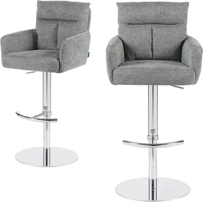 Image de Tabouret de bar - Tabouret - Chaise de bar - Chaise - Tabouret d'assise - Réglable en hauteur
