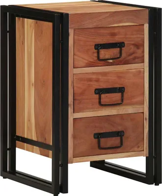 Obrázek produktu pro vidaXL Noční stolek hnědý 40 x 40 x 59 cm masivní dřevo akácie