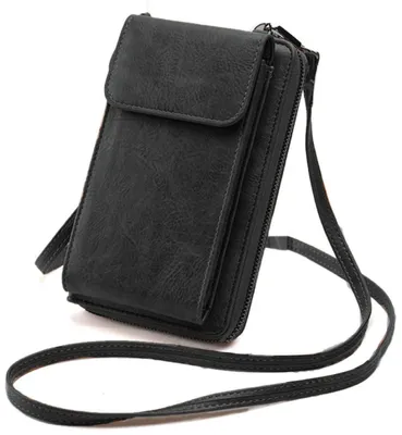 Image de Sac bandoulière pour femmes, avec compartiment pour téléphone portable et emplacements pour cartes
