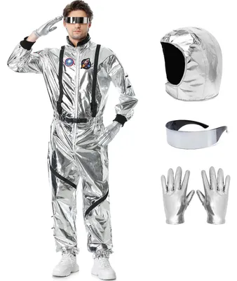 Astronautenkostüm für Kinder, Space-Kostüm Set, M
